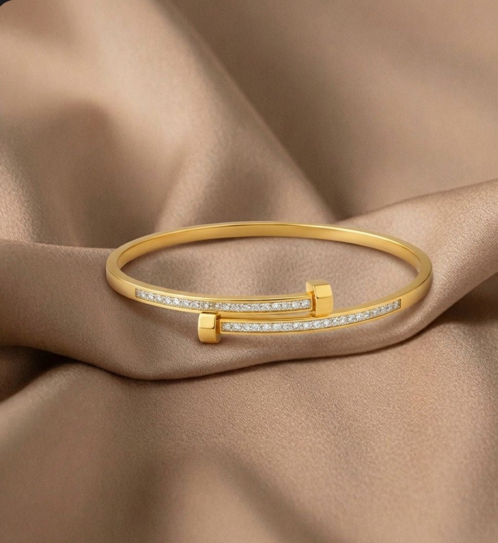 Crystal Nail Bracelet