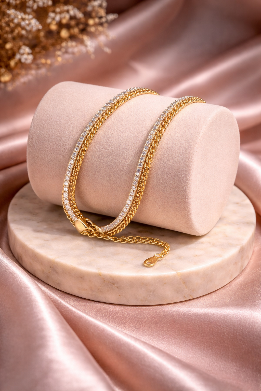 Layered Tennis Bracelet