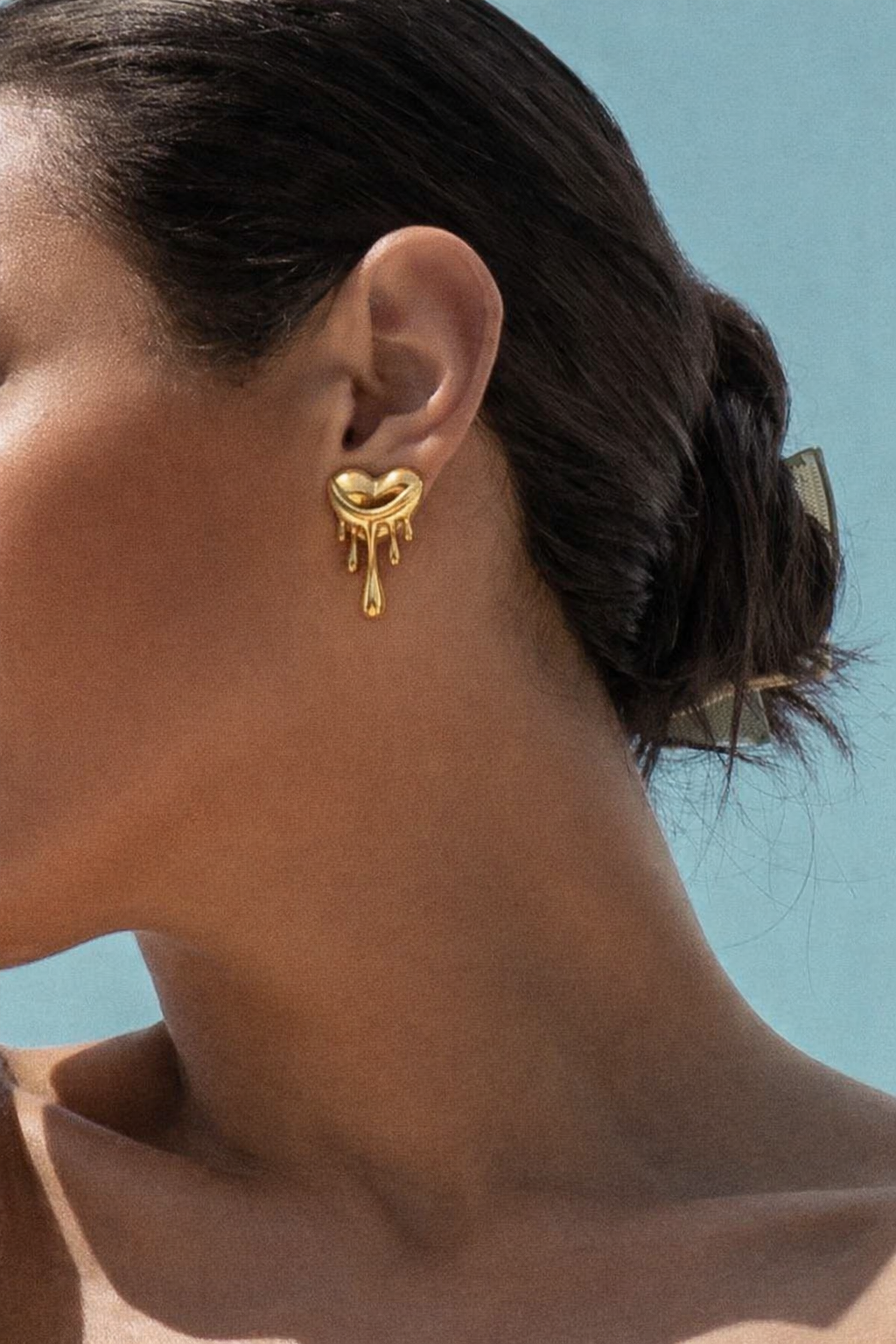 Liquid Heart Earrings