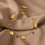 Elephant Charm Bracelet