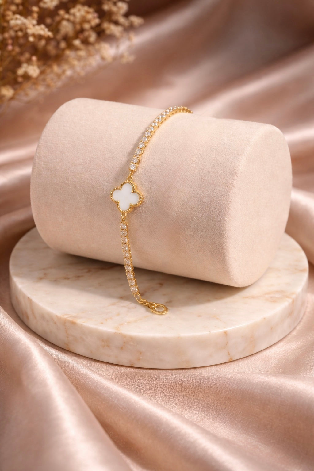 Clover Tennis Bracelet