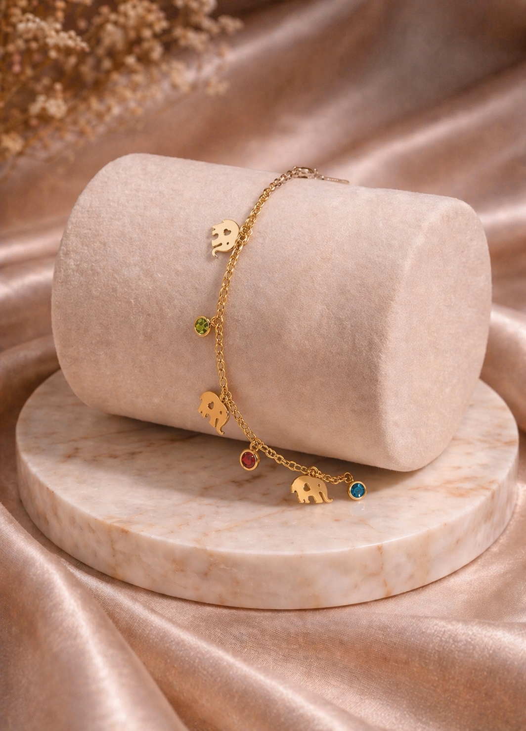 Elephant Charm Bracelet