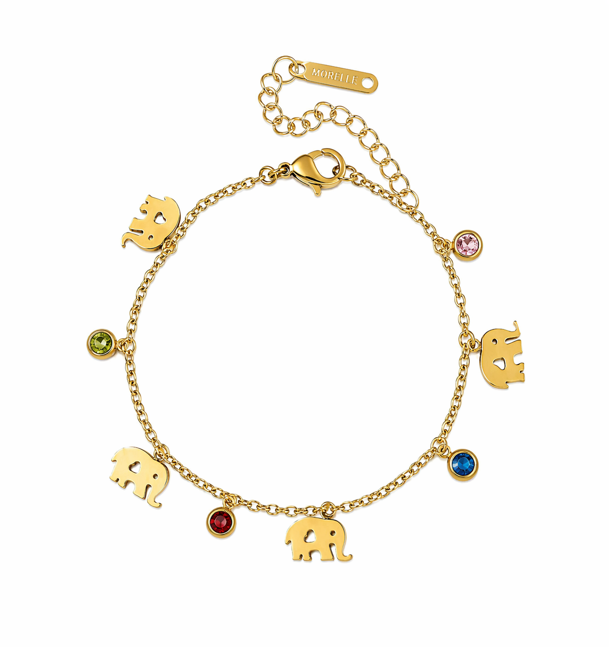 Elephant Charm Bracelet