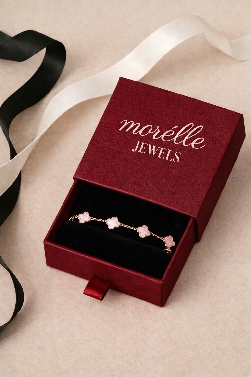 Blush Clover Bracelet