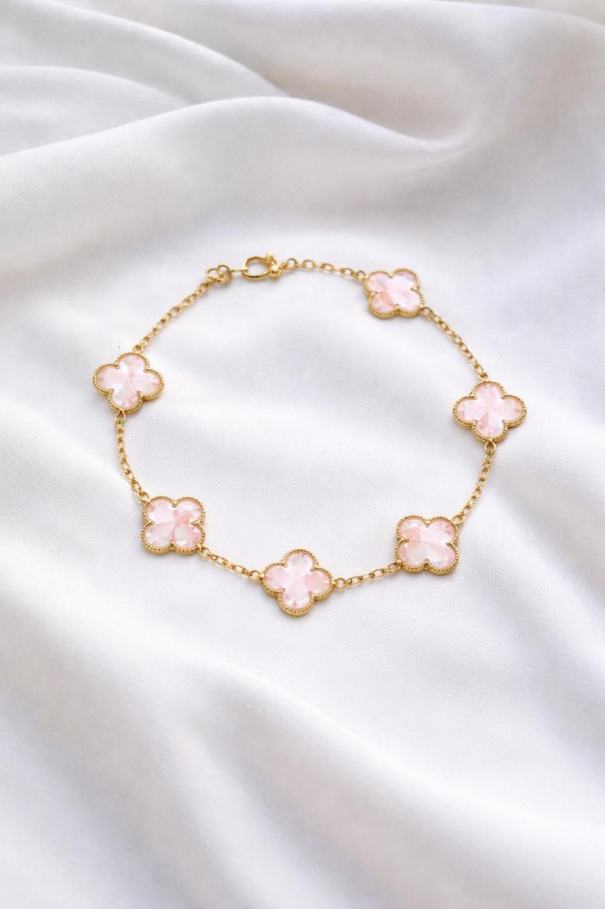 Blush Clover Bracelet