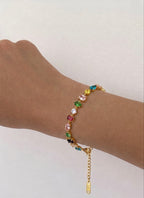 Multicolor Gem Bracelet