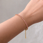 Pink Tennis Bracelet
