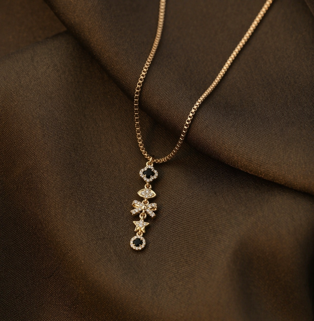 Noir Amulet Necklace