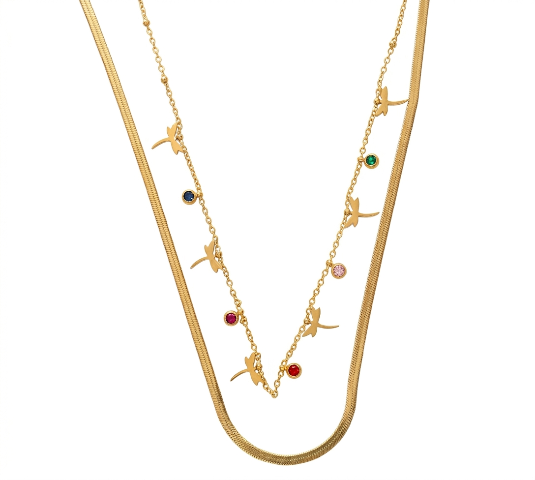 Bird Layered Necklace