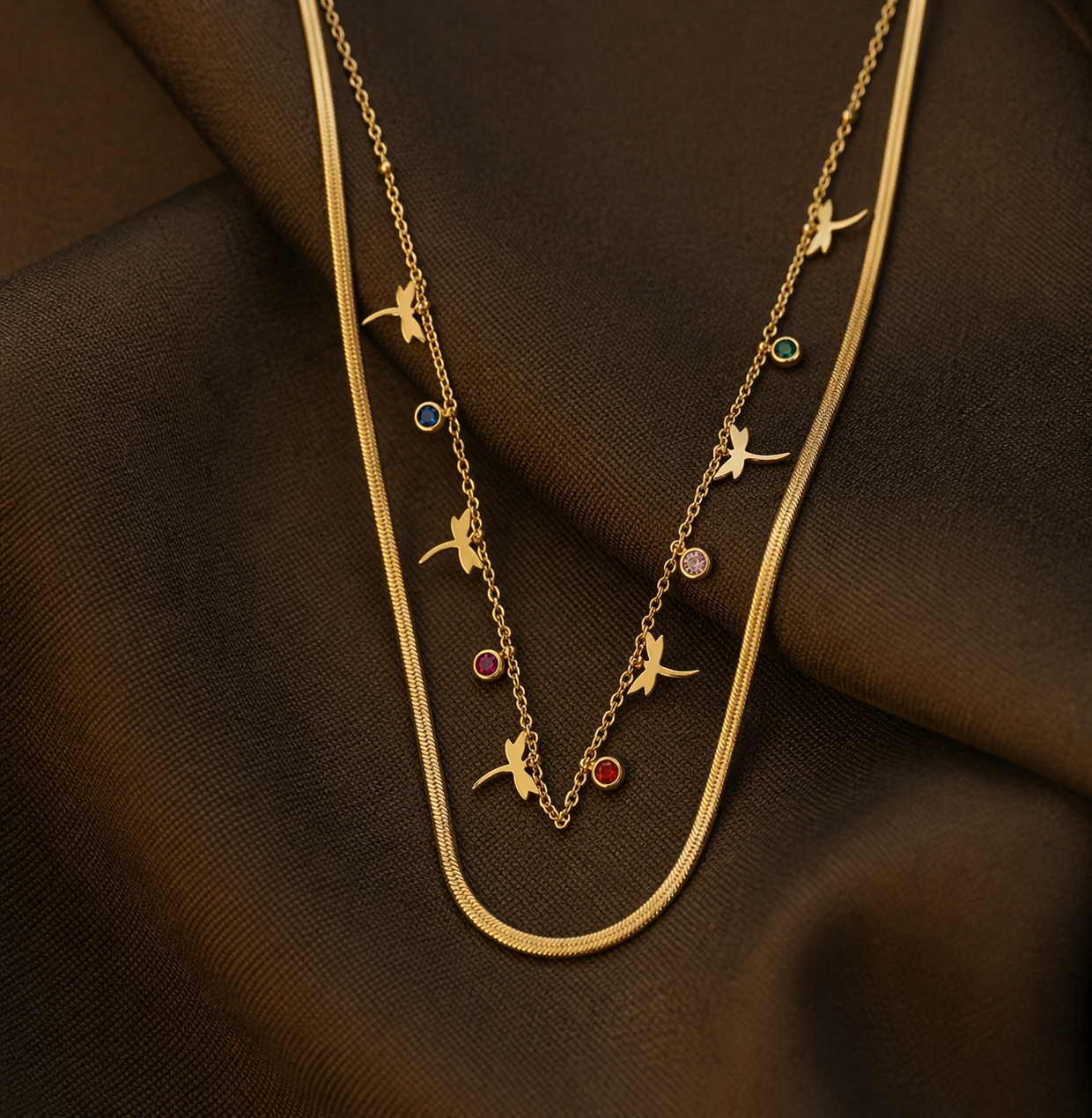 Bird Layered Necklace