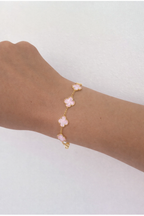 Blush Clover Bracelet
