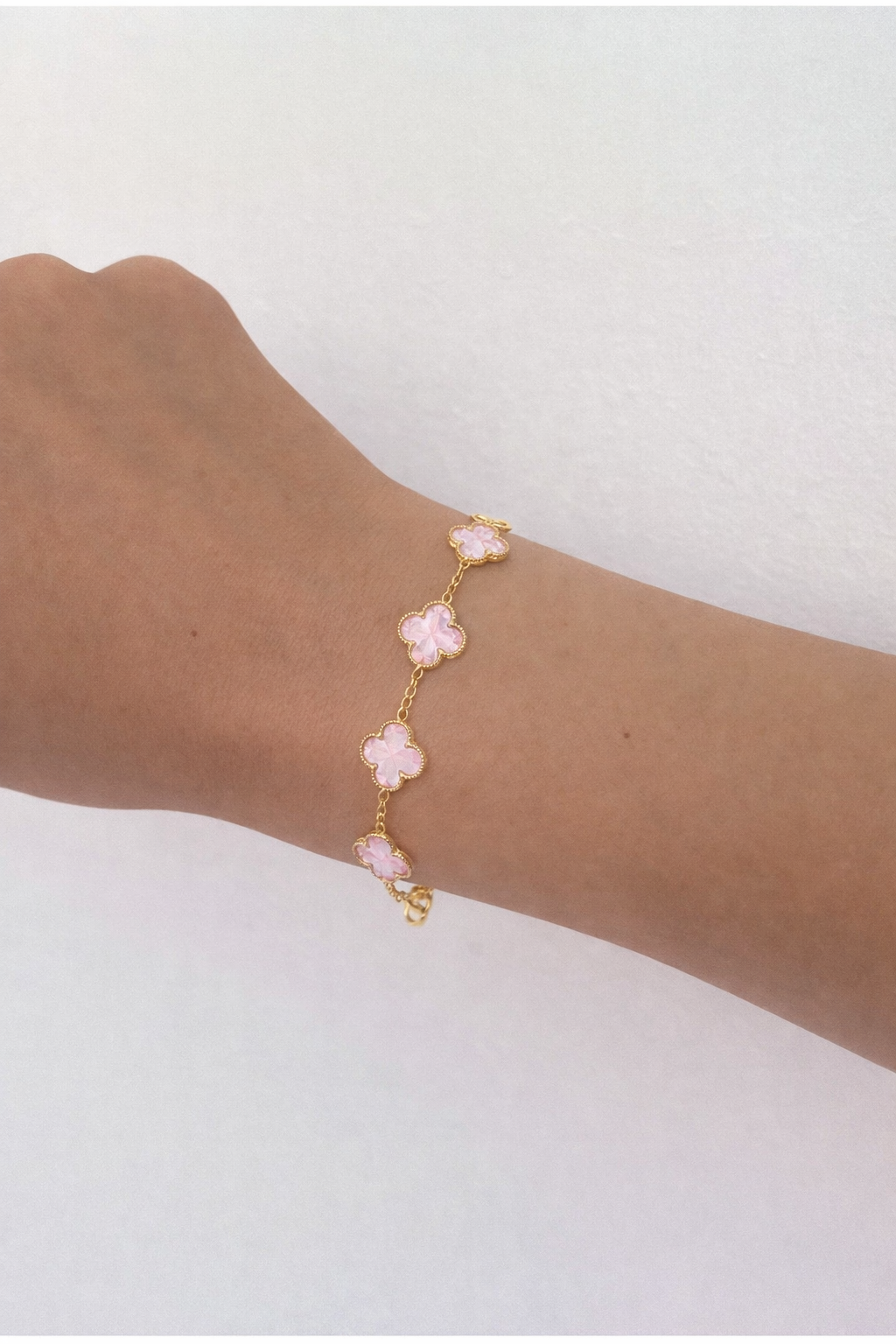 Blush Clover Bracelet