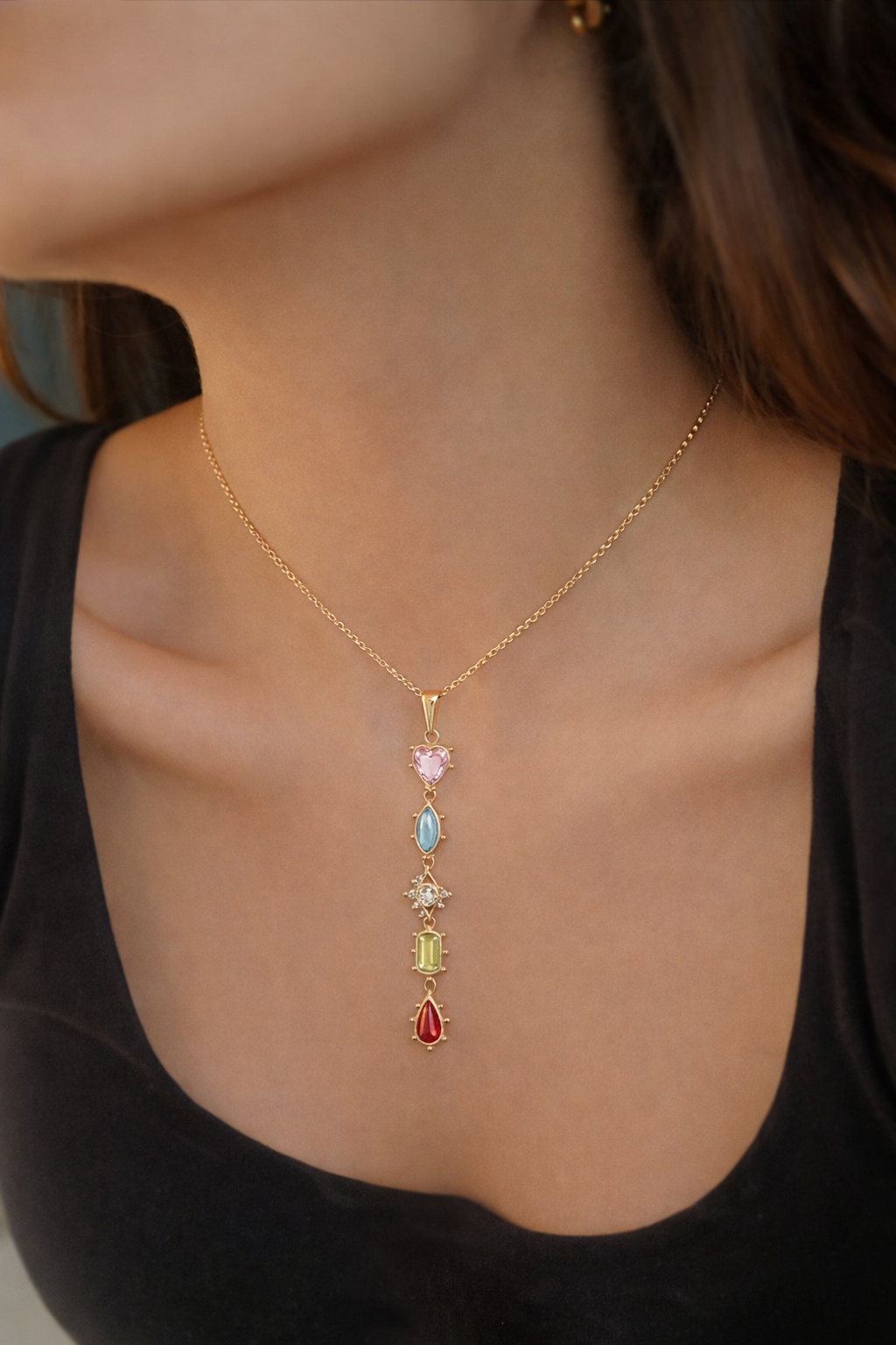 Heart Drop Necklace