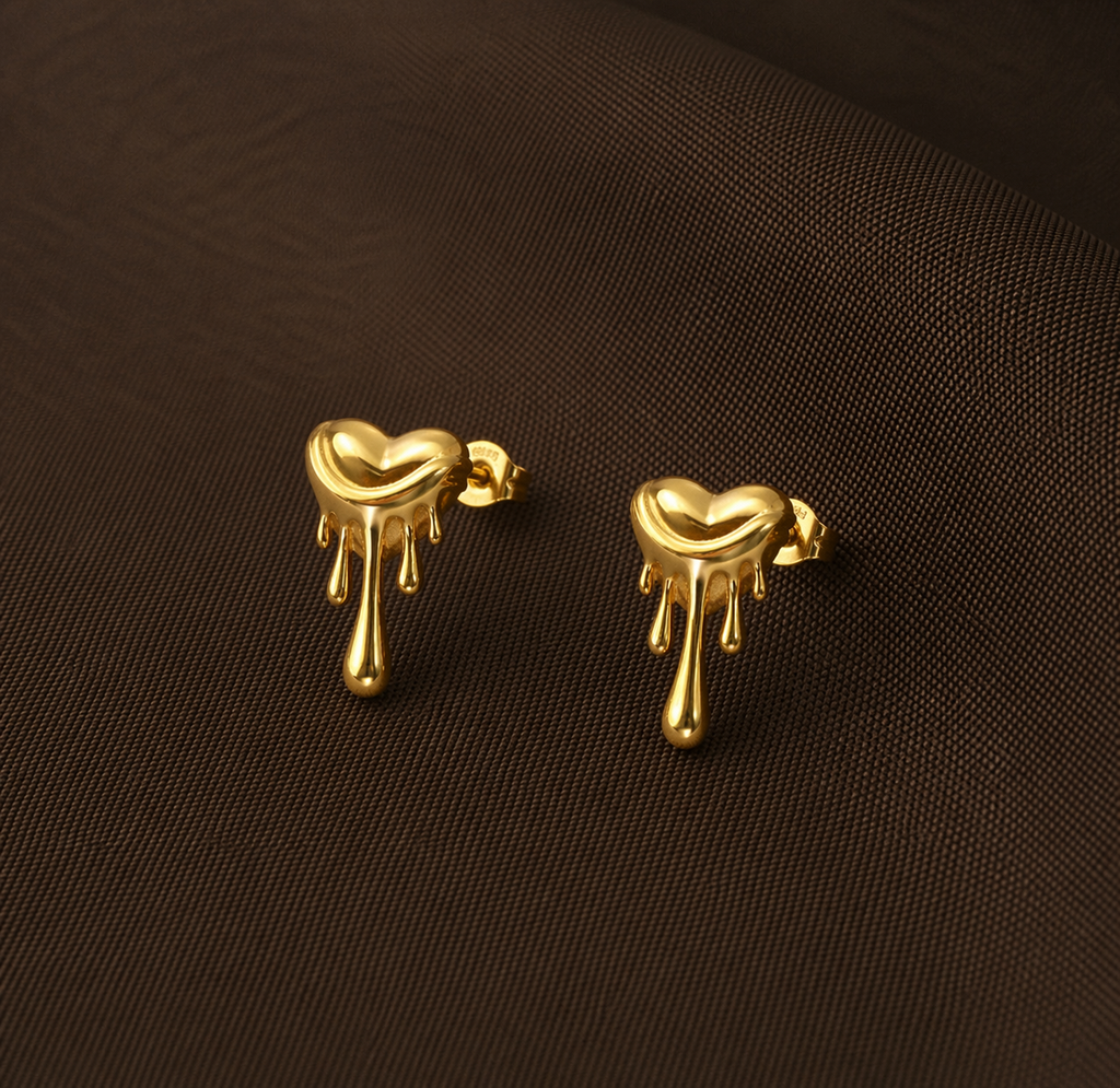 Liquid Heart Earrings