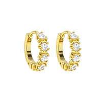 Celeste Crystal Hoops