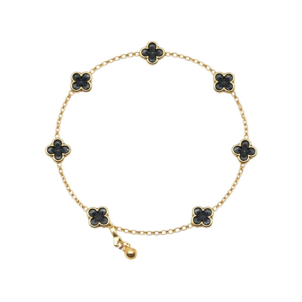 Noir Clover Bracelet