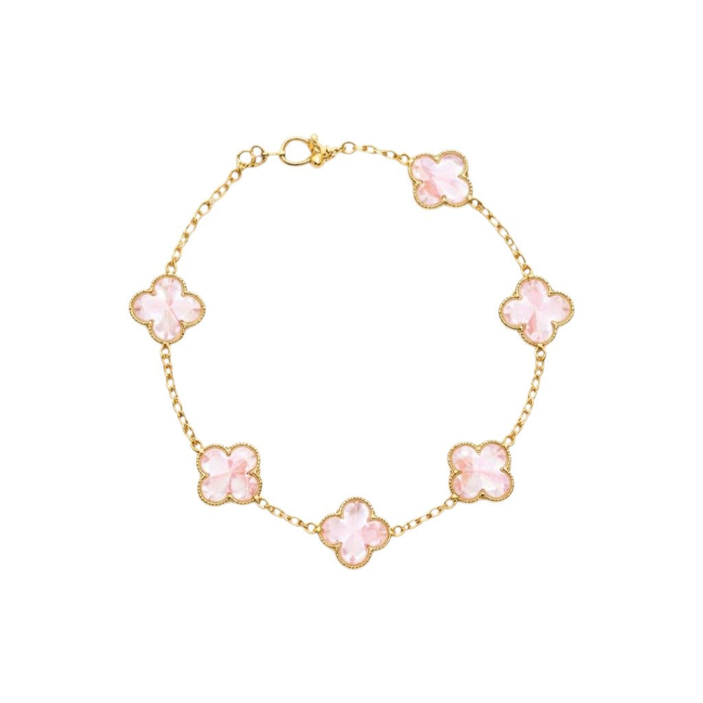 Blush Clover Bracelet