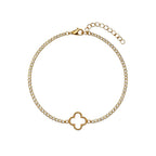 Clover Tennis Bracelet