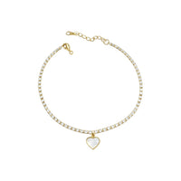 Tennis Heart Bracelet