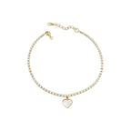 Tennis Heart Bracelet
