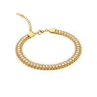 Braided Crystal Bracelet