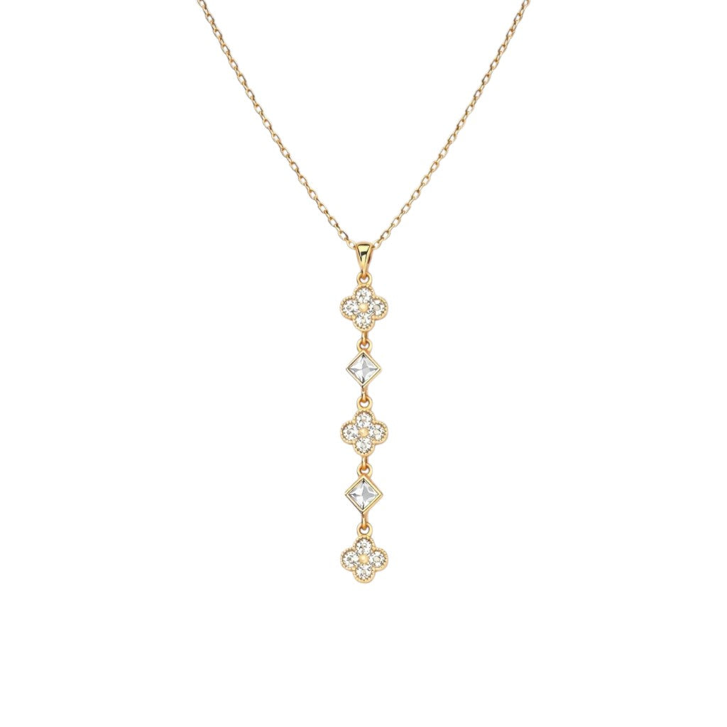 Clover Drop Necklace