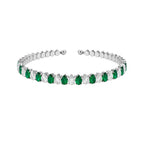 Emerald Crystal Tennis Bracelet
