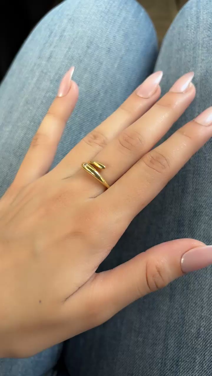 Golden Embrace Ring